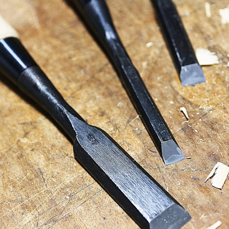 Kakuri Sangyo Forged White Steel 0.4 inch (9 mm) White
