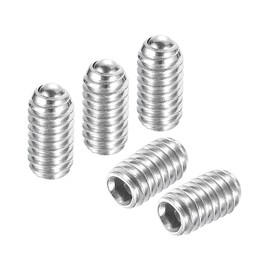 QUARKZMAN Ball Point Grub Screws M3 x 6mm 304 Stainless Steel Metric Spring Hex Socket Screw Pack of 10