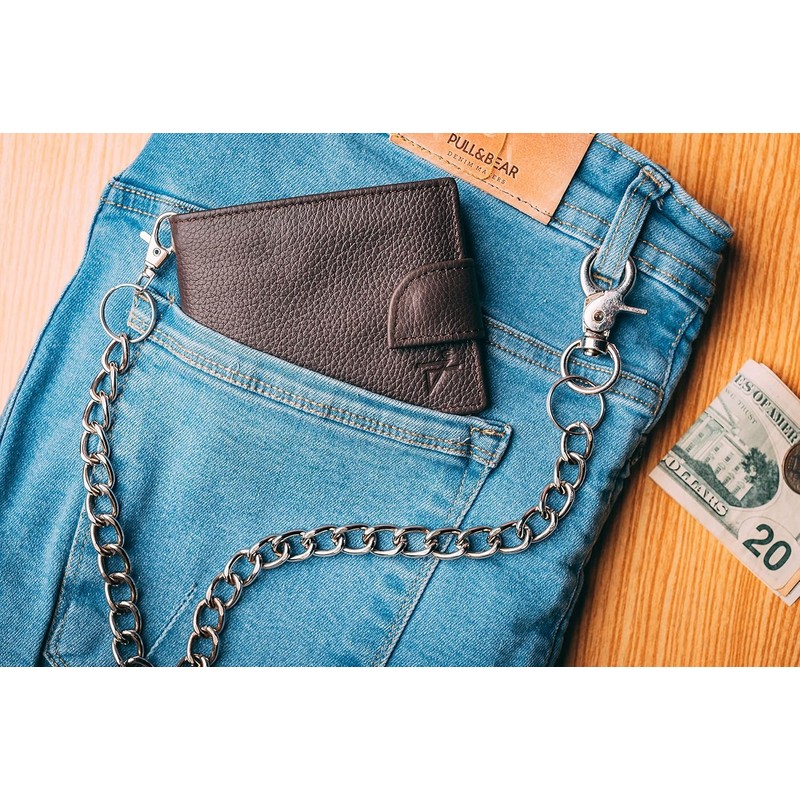 J T C JUZAR TAPAL COLLECTION Chain Wallet for Men