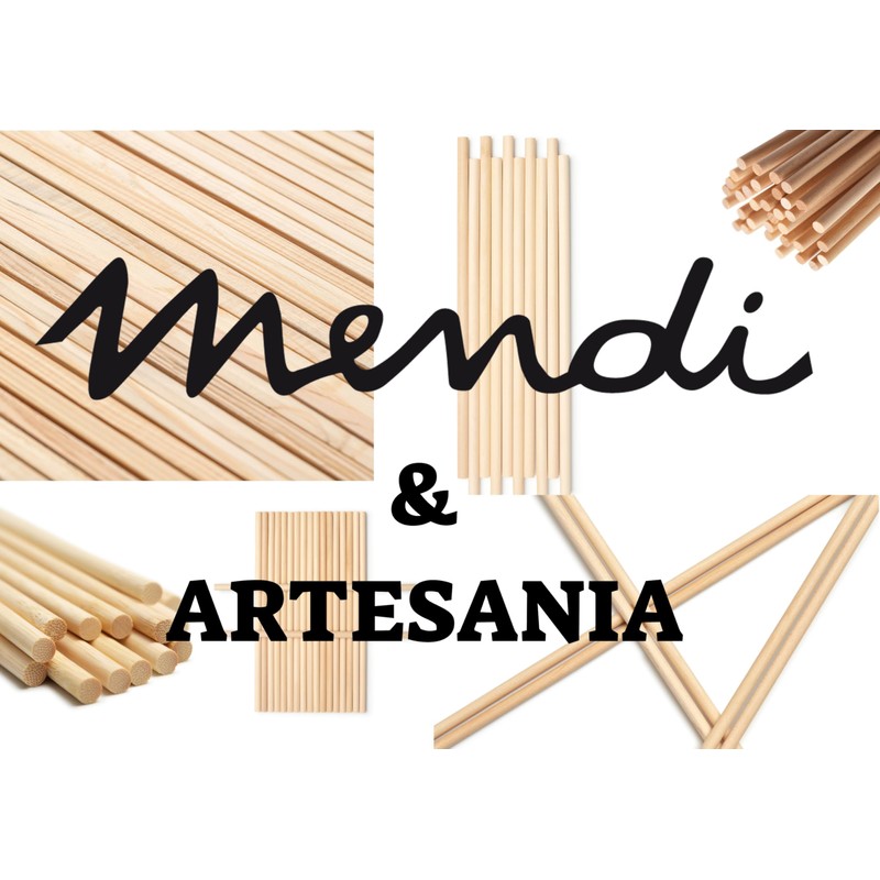 Mendi 300 Wooden Sticks 5 cm Long x 5 mm