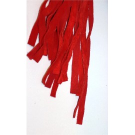 Prairie Horse Supply FLOGGER Riding Crop Leather Soft Suede not costume props all quality - Red Suede