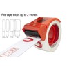 Compact Handheld Easy Tape Dispenser - Side Load Lightweight Industrial