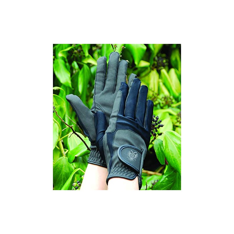 Rhinegold Elite Stretch Competition Glove, Medium, Black