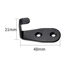 Wall Mounted Coat Hooks Coat Hooks Coat Hangers Coat Hooks Rustic Hooks for Bathroom Kitchen Garage Single Coat Hanger 48mm x 21mm