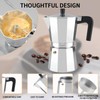 Mongdio Stovetop Espresso Maker Moka Pot, Stove Top Cuban Coffee