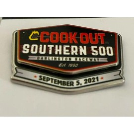 Unbranded 2021 Darlington Cookout Southern 500 Event Pin NASCAR Denny Hamlin Winner