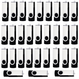 lcwamy 4GB USB Stick 10 Pack USB Flash Drives 10 Pack USB2.0 Flash Drive Black Metal USB Flash Drive Thumb Drive Pack USB Memory Stick