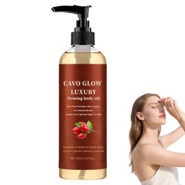 Cavo Glow Body Oil, Cavo Glow Luxury Body Oil, Body Firming Oil for Crepe Skin, After Shower Body Oil for Women, Hydrating Skin Care for Full Body That Plumps, Tightens And Firms Skin (1 Bottle)