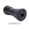 Fockety 6 Inch Marine Keel Roller, 0.67 Inch Centre Hole,