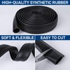 20 FT Garage Door Bottom Seal Rubber 0.19" P Bulb
