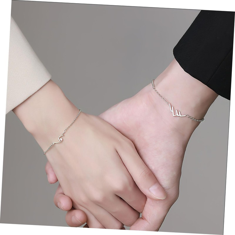 SAFIGLE 5sets Matching Couples Bracelet Couples Bracelet Set Stylish Comfortable