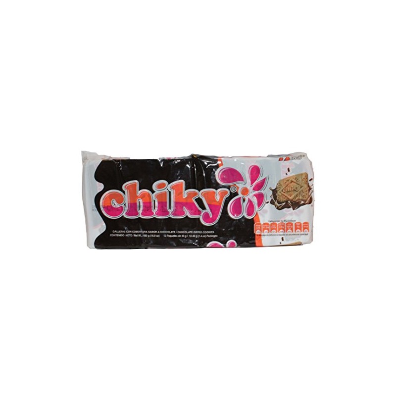 Pozuelo Chiky 16.9oz Cream Covered Cookies From Costa Rica (Pack