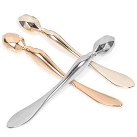 FRCOLOR 3Pcs Eye Cream Applicator Professional Eye Massagers for Daily Use for Enhanced Absorption Includes Gold Silver and Matte Colors