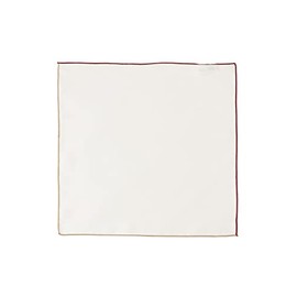 Beams Heart Beige Men's Handkerchief Bandana, Color Trimming, Silk Square, beige