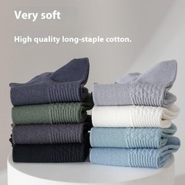 TooTooLong 6 Pairs Ankle Athletic Socks Moisture-Wicking Ribbed Design Multiple Colors