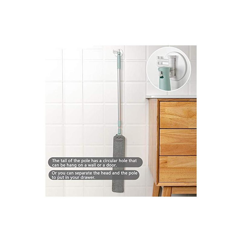 Bendable Microfiber Duster with Extendable Pole for Deep Cleaning