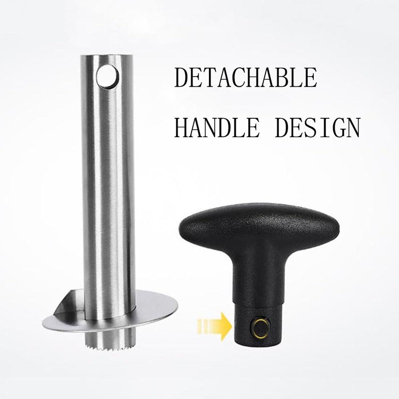 Pineapple Peeler, coreless Slicer, Stainless Steel, core Extractor, Fruit Separator,