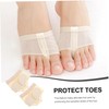 Mipcase 2 Pairs Latin Dance Foot Protectors Toe Guard Foot