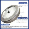 4 in 1 CBN Grinding Wheel 8 inch 180 Grit,1.25”