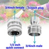 Conectores Rápidos para Manguera de Jardín 3/4" GHT Noclerv Set