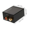 TEHAUX Digital to Analog Audio Converter Optical and Inputs Audio