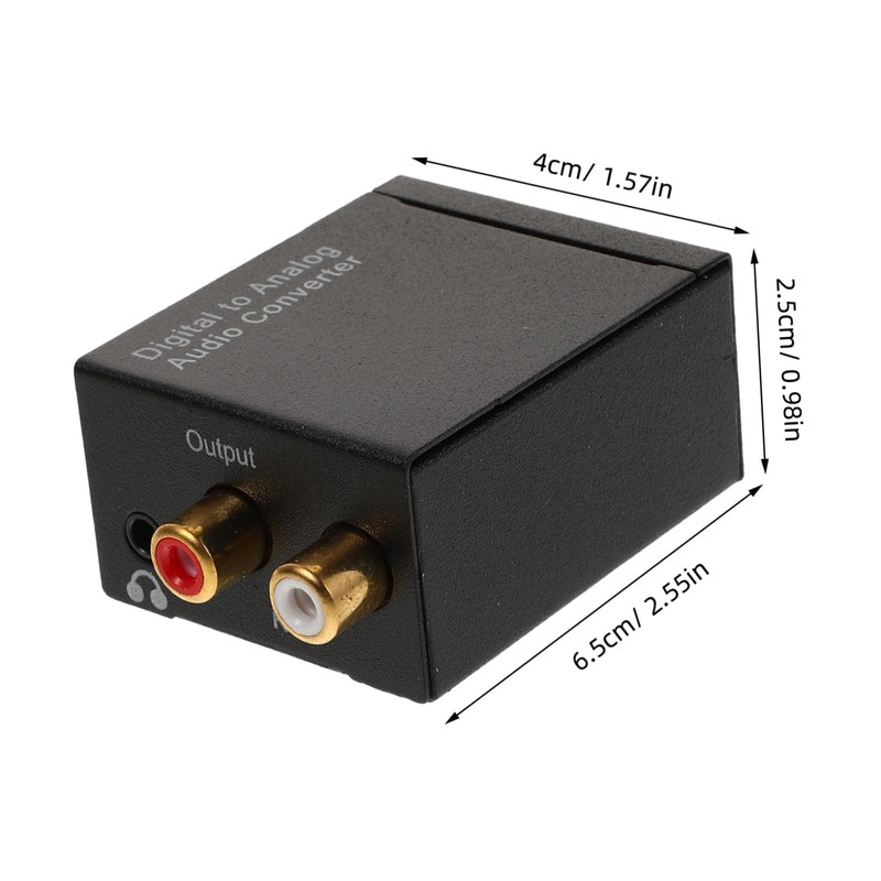 TEHAUX Digital to Analog Audio Converter Optical and Inputs Audio