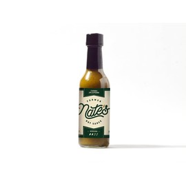 Farmer Nate's Curry Jalepeno Hot Sauce Easy Pour Medium Heat with Serrano Pepper, 5 ounce