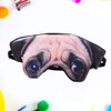 SUPVOX Sleeping Masks Dog Pug Pattern Eye Mask Eye Cooling