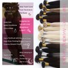 Moresoo Brown Hair Extensions U Tip Dark Brown Hot Fusion