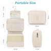 Mossio Hanging Toiletry Bag with Sturdy Hook - Large Portable