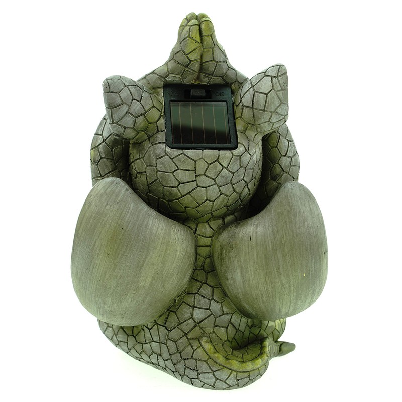 Kremers Schatzkiste Yoga Solar Garden Dragon Meditating Dragon Solar LED