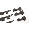 Auto 5PC Grill Door Rear Gloss Black AT4 Sierra OVERLAY