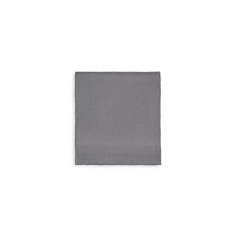 Jollein 437-848-65308 Burp Cloths Grey Pack of 3 31 x