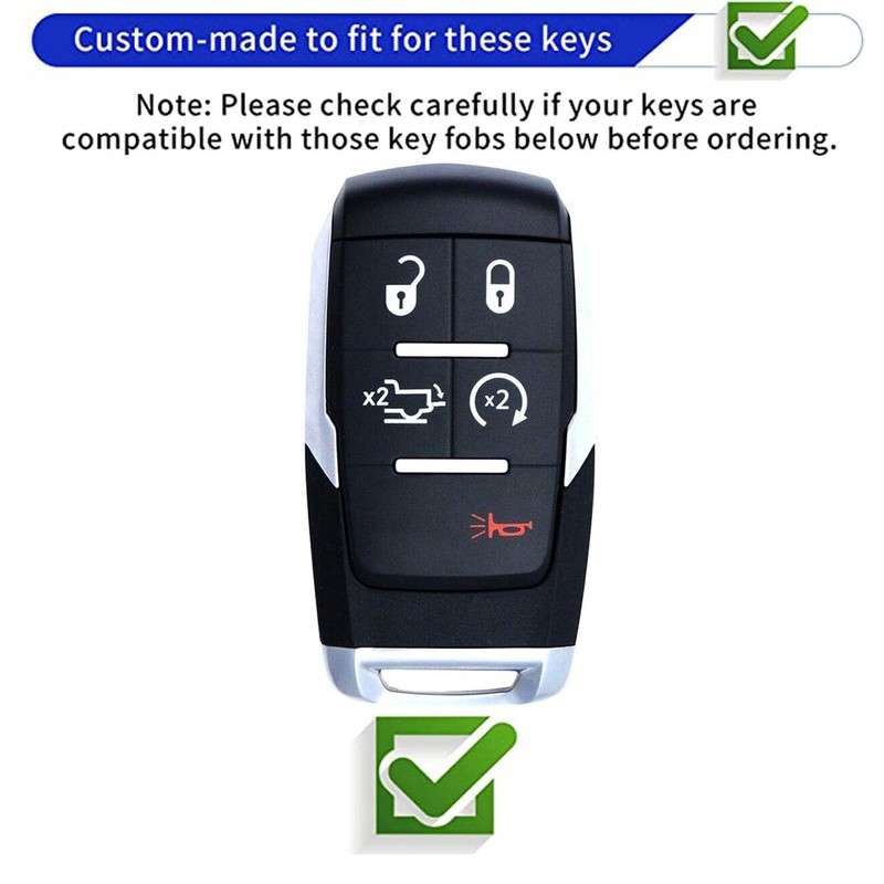WENHENI Keyless Entry Systems Key for Ram Key Fob Shell