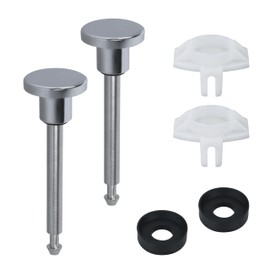 Tub Spout Diverter Repair Kit, Tub Diverter Repair Kit Bathroom Shower Bathtub Leaky Faucet Repair Replacement Parts (Includes 2 x Diverter Valve Stems, 2 x Cup Seals and 2 x Gates,) Silver,2 Set