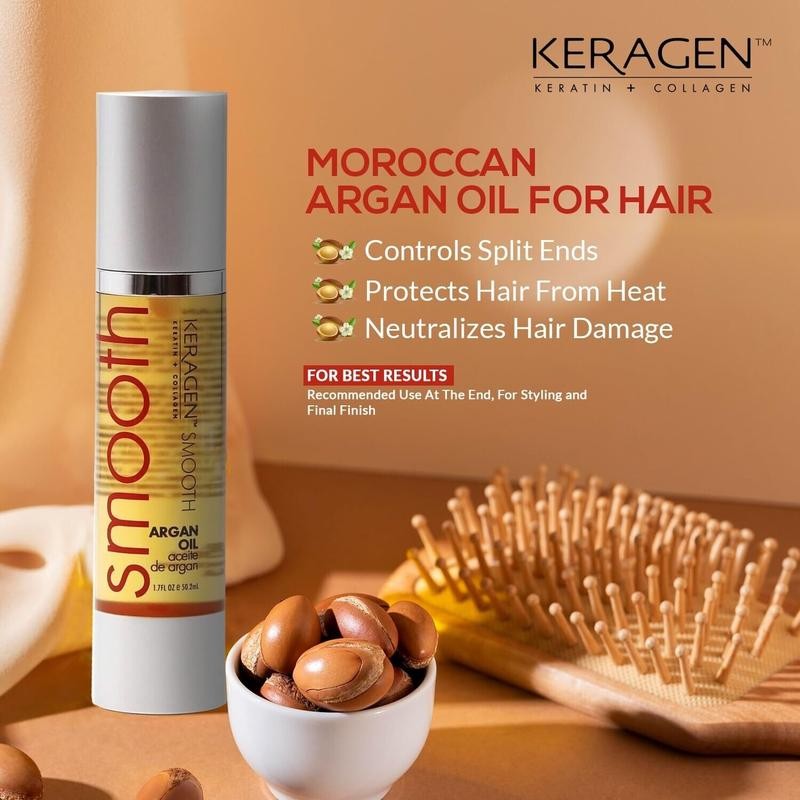 Organic Keragen Smooth Argan Oil