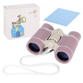 Kids Binoculars, Binoculars for Kids Toys, Observer's Binoculars, Outdoor Toys for Sports And Outside, Binoculars for Bird Watching Educational Learning Travel Hiking Camp, Birthday Presents (Purple)