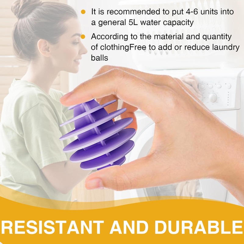 Katyjun Pack of 12 Washing Machine Washing Balls for Down