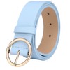 MESHIKAIER 41 x 1.3 inch Elegant Women's PU Leather Casual