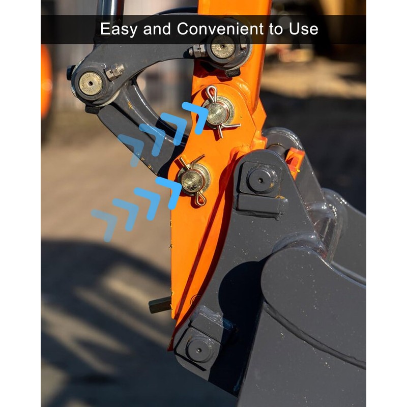 HUQUZN Quick Attach Bucket Locking Pin Fit for Kubota KX040