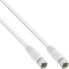 InLine® 69302 – COAXIAL CABLE (White, F, F)
