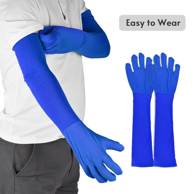 Blue Chroma Key Mask Gloves Chromakey Hood Glove Invisible Effects