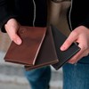 Polare Luxury RFID Blocking Leather Passport Holder Travel Wallet for