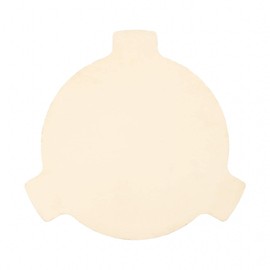BBQGUYS Victory Ceramic Heat Deflector for 21-Inch Kamado Grill & Smoker - VCT-K-PZ17