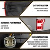 RANSOTO Left Driver Side Tail Light Compatible with Ford F-150