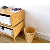 Woodquail Waste Paper Basket Office Home Bathroom Natural Bamboo Veneer