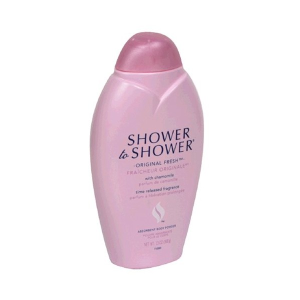 Shower to Shower, Absorbent Body Powder Original Fresh, 13 oz