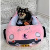 Megatoys Elvis Plush Car Pet Bed – Pink Pet Bed