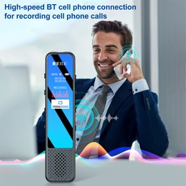 G6 BT Call Recording Professional Voice Recorder 3 Microphone Surround Recording Quick One Touch Recording 4 Recording Scenes