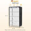 Aacabo Shelf Cover,Waterproof Dustproof Storage Shelving Unit Cover,Fits 48"Wx24"Dx72"H Shelf,Shelf